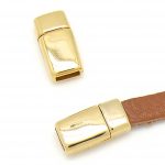 DQ magneetsluiting 6x2mm goud - Afbeelding 2