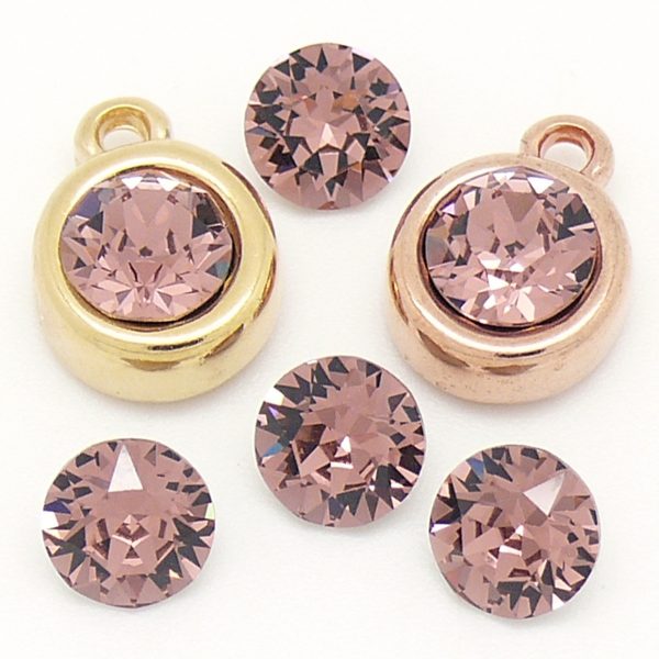 Swarovski puntsteen SS39, Blush Rose