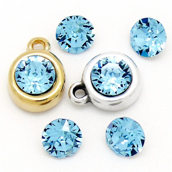 Swarovski Puntsteen SS39, Aquamarine