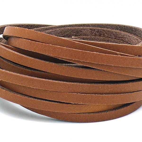 DQ leer, Trend Cognac, 5x2mm