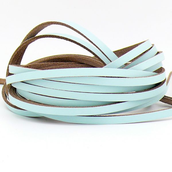DQ leer trend Lovely Blue, breed 5mm