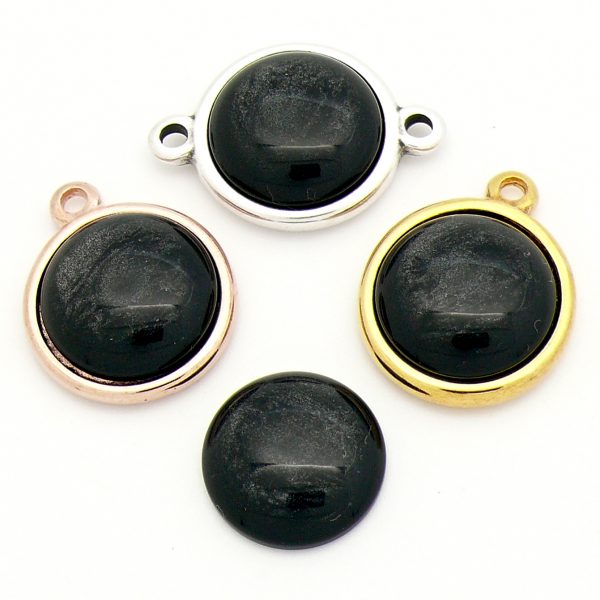 cabochon-black