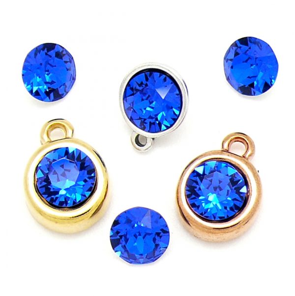 Swarovski Puntsteen SS39, Majestic Blue