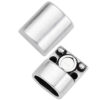 Magneetsluiting Recht voor REGALIZ leer, DQ Antiek zilver - Afbeelding 3