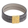 DQ magneetsluiting Organic 20x2mm Goud - Afbeelding 2