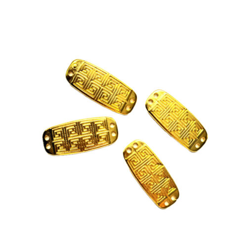 Tussenzetsel Bracelet Tag Grieks, DQ Goud