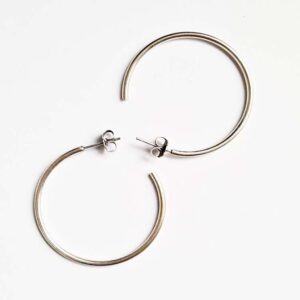 Open Creool met steker, DQ Antiek Zilver