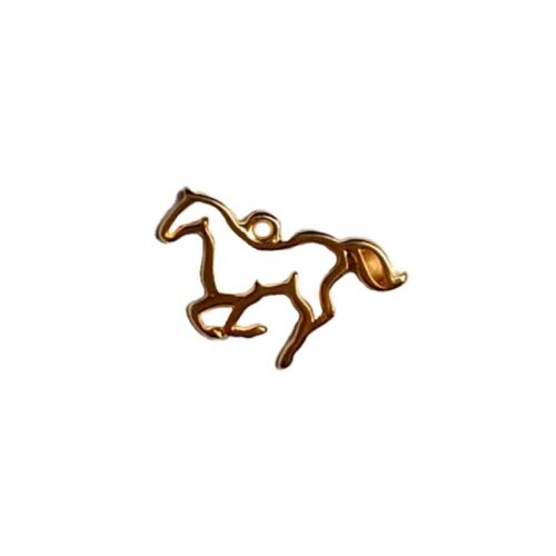 Bedel opengewerkt rennend Paard, DQ Goud