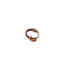 Halve armband met hartknop, DQ Rose Goud - Afbeelding 3