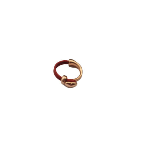 Halve armband met hartknop, DQ Rose Goud - Afbeelding 3