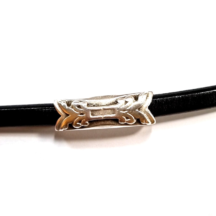 Schuifkraal Regaliz Keltisch, DQ Antiek Zilver