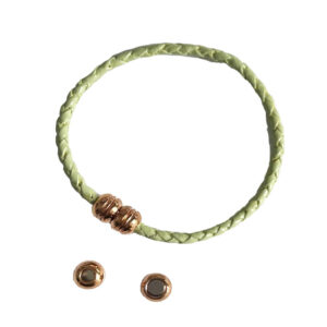 Magneetsluiting met 2 randjes, DQ Rose Goud