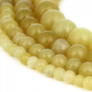 Yellow Jade natuursteen, 16mm