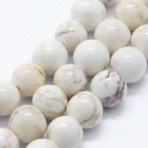 Howlite Creme, 14 mm