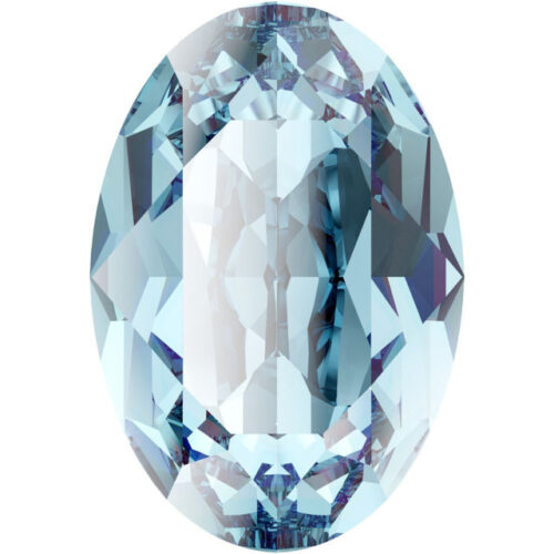 Swarovski Ovaal 4120, Aquamarine, 6x8mm