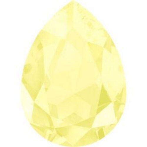 Swarovski druppel 4320, Crystal Powder Yellow, 10x14mm