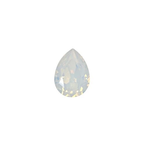 Swarovski Druppel 4320, White Opal, 10x14mm