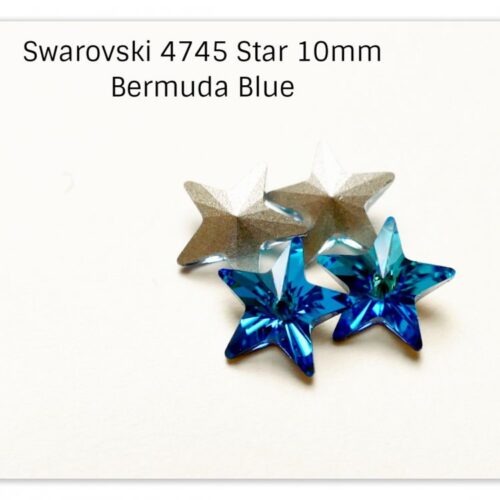 Swarovski Ster 4745, Bermuda Blue, 10mm