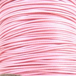 Waxkoord, Roze, 1mm