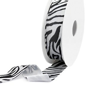 Ibiza Lint elastisch, 25mm breed, Zebra