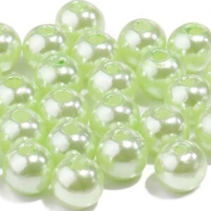 Glasparels lichtgroen 6mm-1