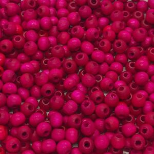 houten-kralen-fuchsia-4mm