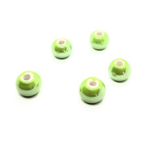 kraal-keramiek-8mm-pearl-shine-limegroen