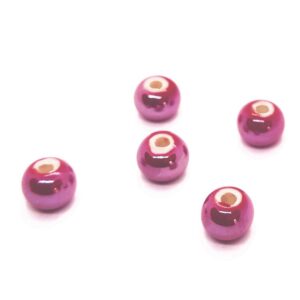 kraal-keramiek-8mm-pearl-shine-rood