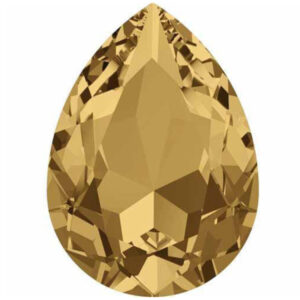 SQ Druppel 4320 Light Brown Topaz 14x10mm