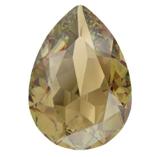 SQ Druppel 4320 Light Smoked Topaz 14x10mm
