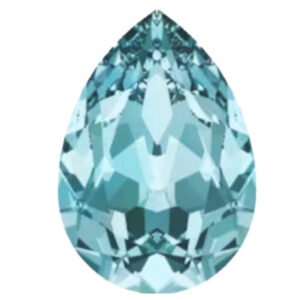 SQ Druppel 4320 Turquoise 14x10mm