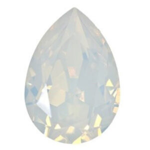 SQ Druppel 4320 White Opal 14x10mm