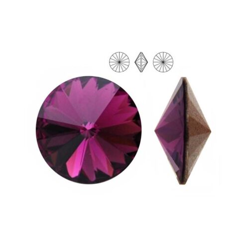 Swarovski Rivoli SS47, Amethyst