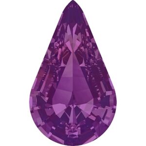 Swarovski Pear Fancy Stone 4328, Amethyst, 10x5mm