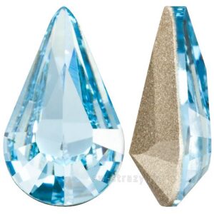 Swarovski Pear Fancy Stone 4328, Aquamarine, 10x5mm