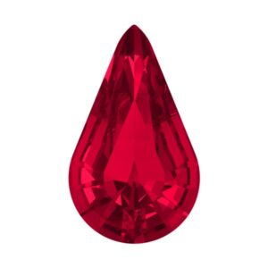 Swarovski Pear Fancy Stone 4328, Light Siam, 10x5mm