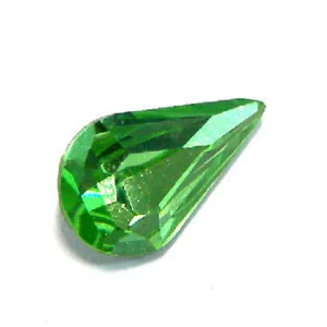 Swarovski Pear Fancy Stone 4322, Peridot, 10x5mm