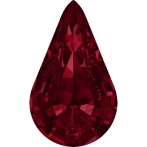 Swarovski Pear Fancy Stone 4328, Siam, 10x5mm