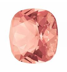 Swarovski Square 4470, Rose Peach, 12x12mm