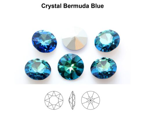Swarovski Puntsteen SS12 Crystal Bermuda Blue