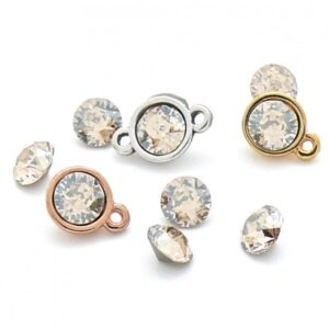 Swarovski Puntsteen SS12 Crystal Golden Shadow