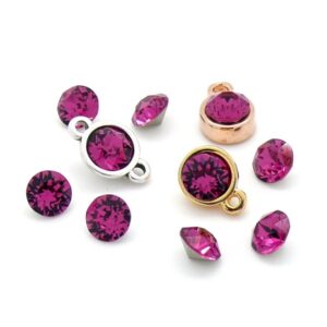 Swarovski Puntsteen SS45, Fuchsia