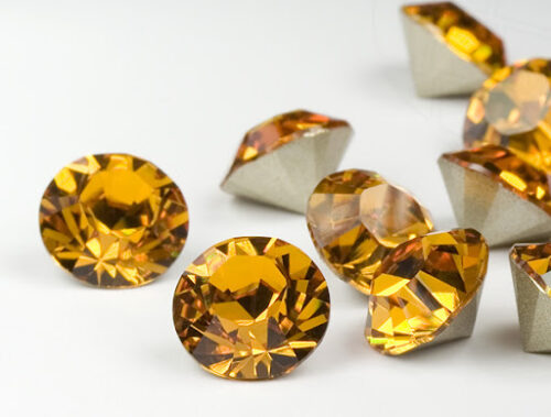 Swarovski Puntsteen SS12 Topaz
