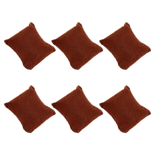 Sieraden kussentjes bruin 5 stuks