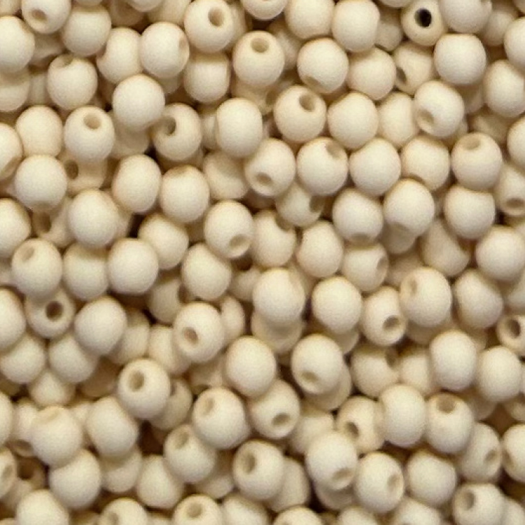 Acrylkraal rond 4mm beige