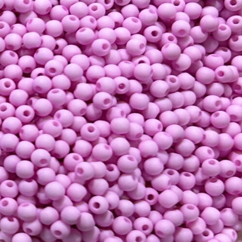 Acrylkraal rond 4mm lilapink