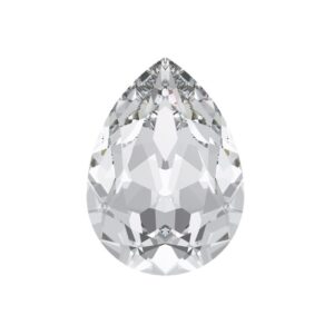 Swarovski Druppel 4320, Crystal, 6x4mm