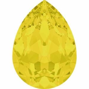 Swarovski Druppel 4320, Yellow Opal, 8x6mm