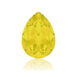 Swarovski Druppel 4320, Yellow Opal, 10x14mm