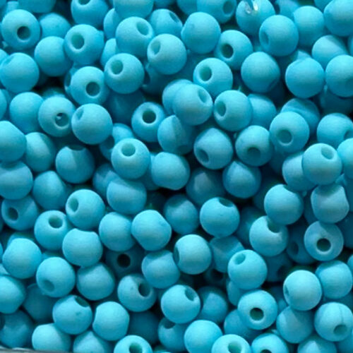 Acrylkraal rond 4mm aqua